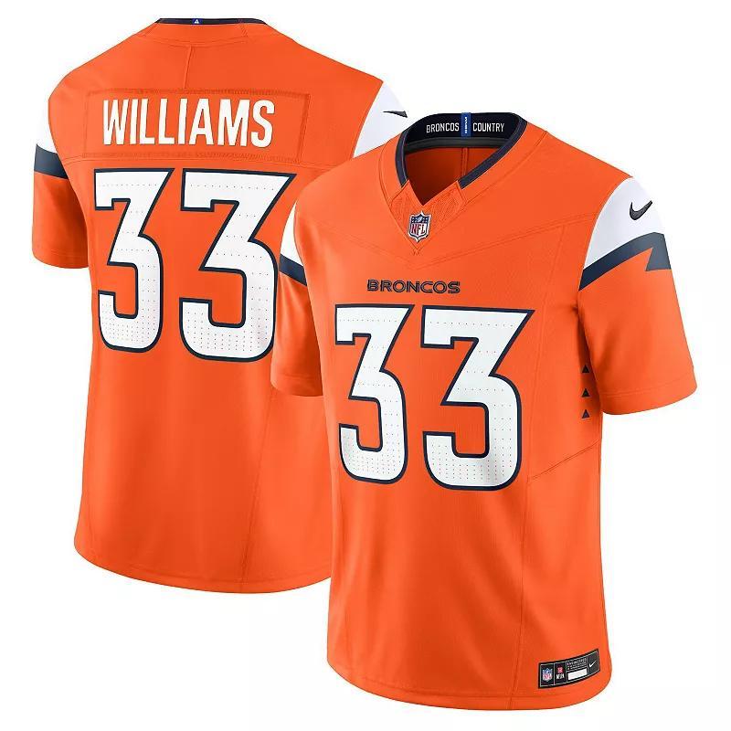 Mens Nike Javonte Williams Denver Broncos Vapor F.U.S.E. Limited Jersey Product Image