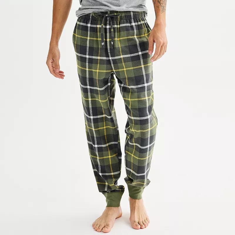 Mens Sonoma Goods For Life Banded Bottom Flannel Pajama Pants Product Image