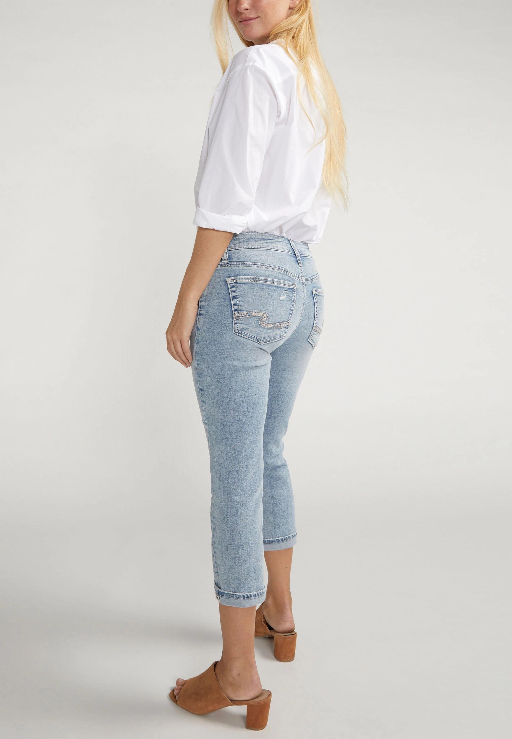 Silver Jeans Co.® Britt Curvy Low Rise Capri Jean Product Image