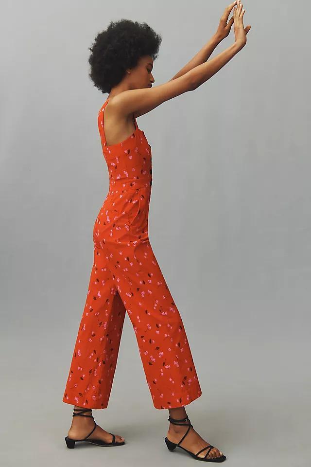 The Portside Button-Front Jumpsuit by Maeve Product Image