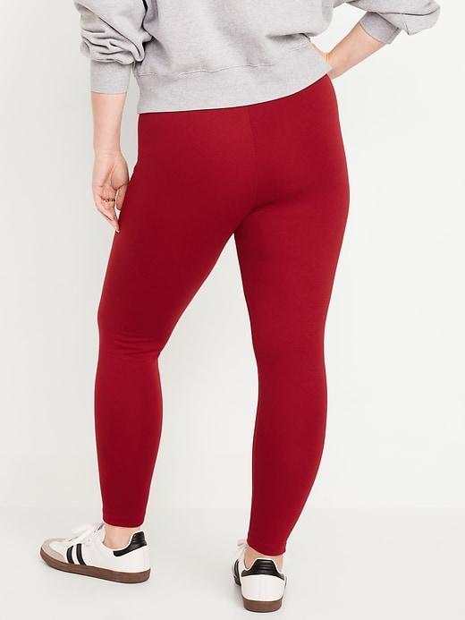 High-Waisted Fleece-Lined Leggings Product Image