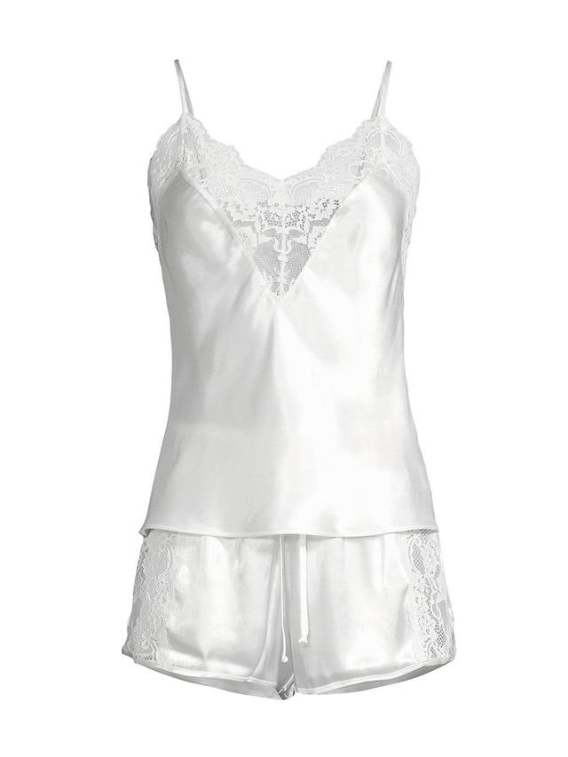 Womens Love Me Now Satin Cami & Short Set Product Image