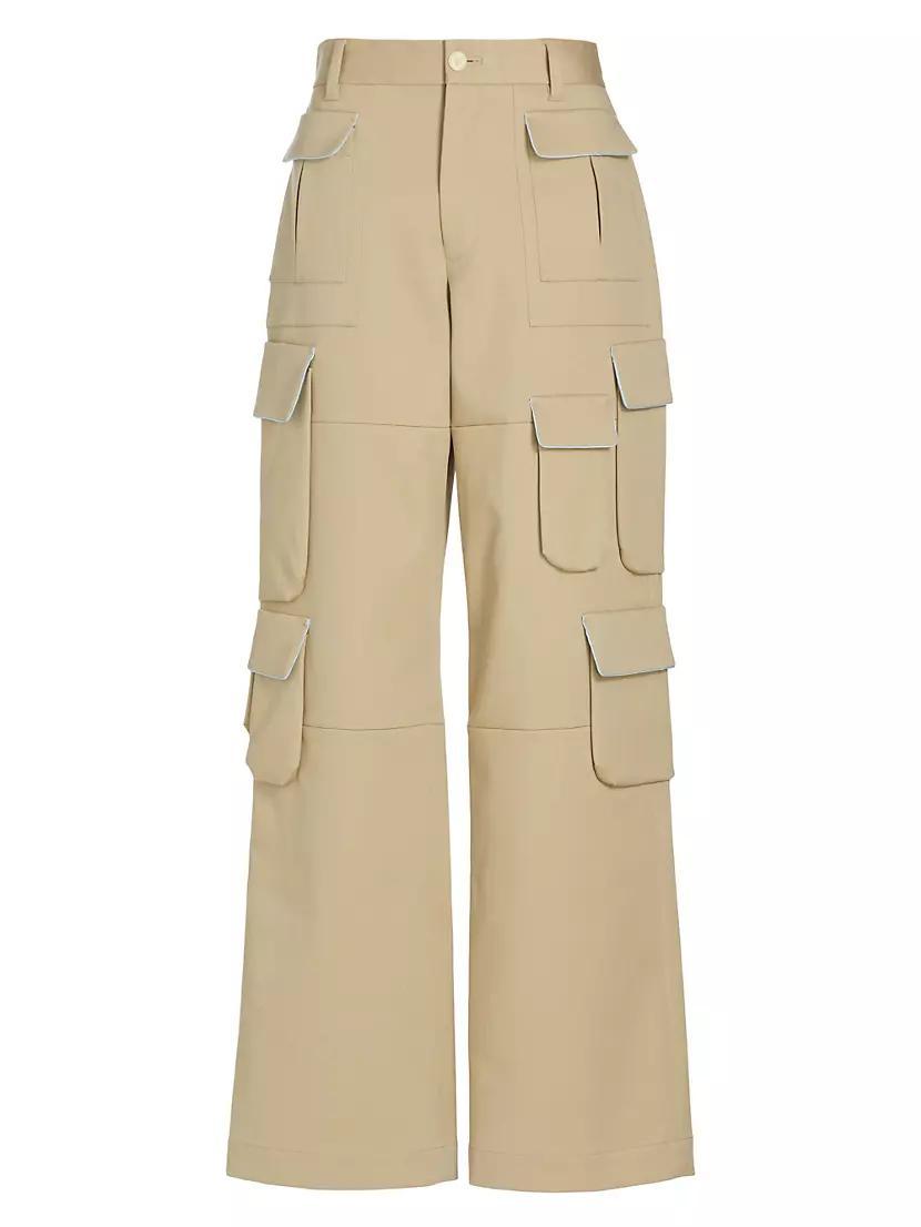 Cotton-Blend Cargo Pants Product Image