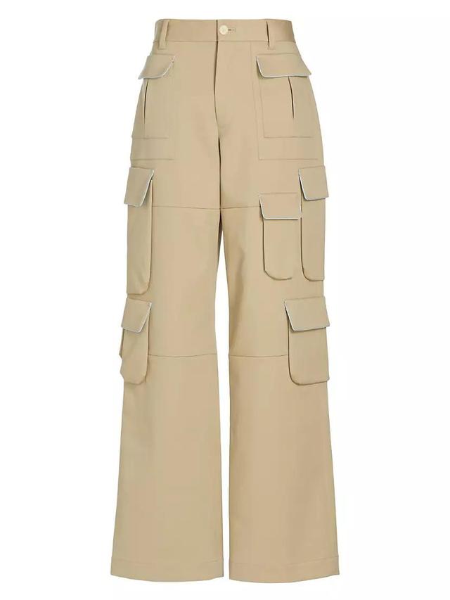 Cotton-Blend Cargo Pants Product Image