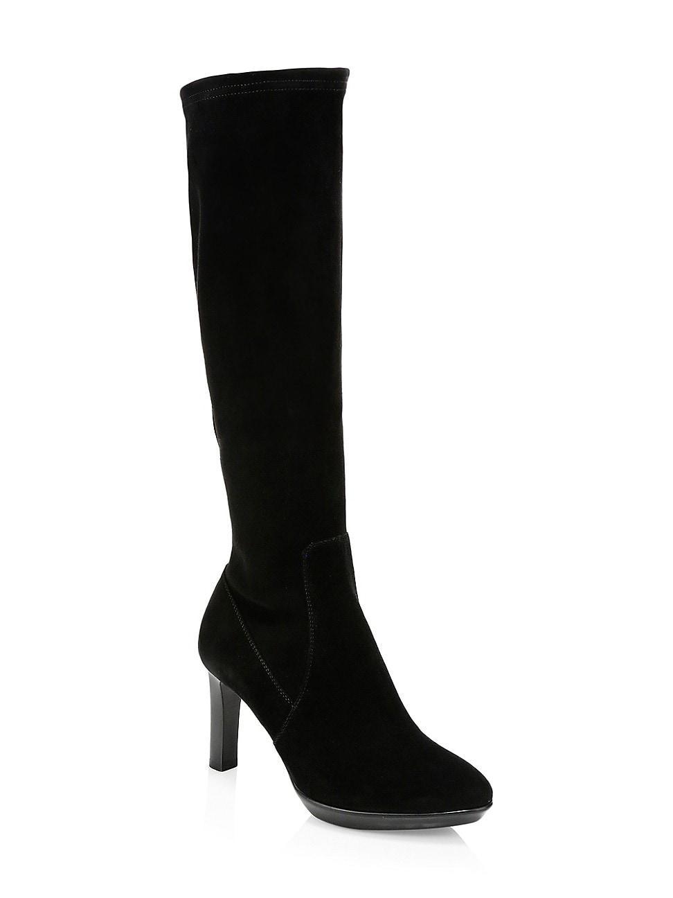 Womens Rhumba Knee-High Suede Boots Product Image