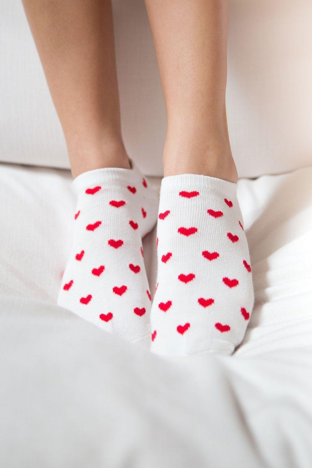 Red Heart Ankle Socks Product Image