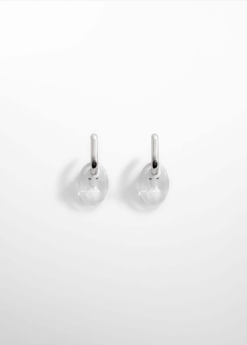 MANGO - Combined link earrings - One size - Women Product Image