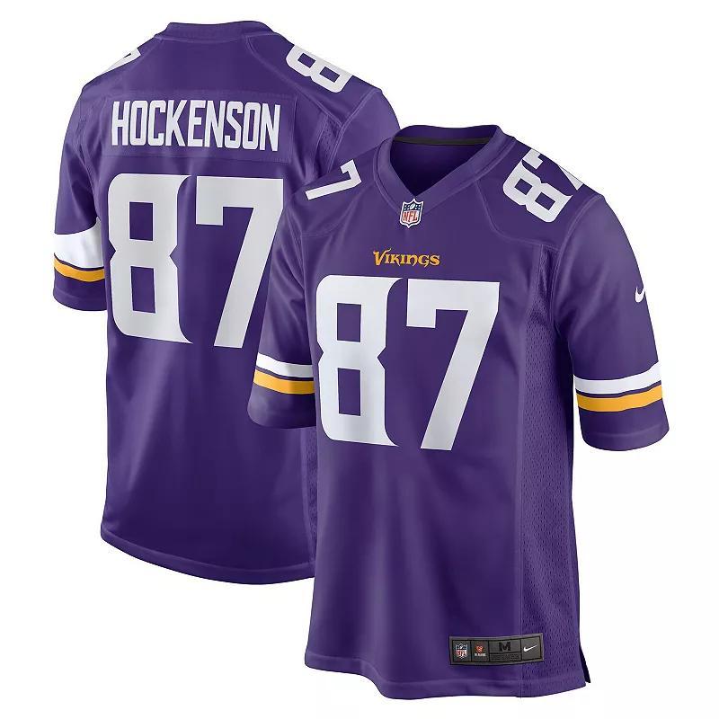 Mens Nike T.J. Hockenson Minnesota Vikings Game Player Jersey Product Image