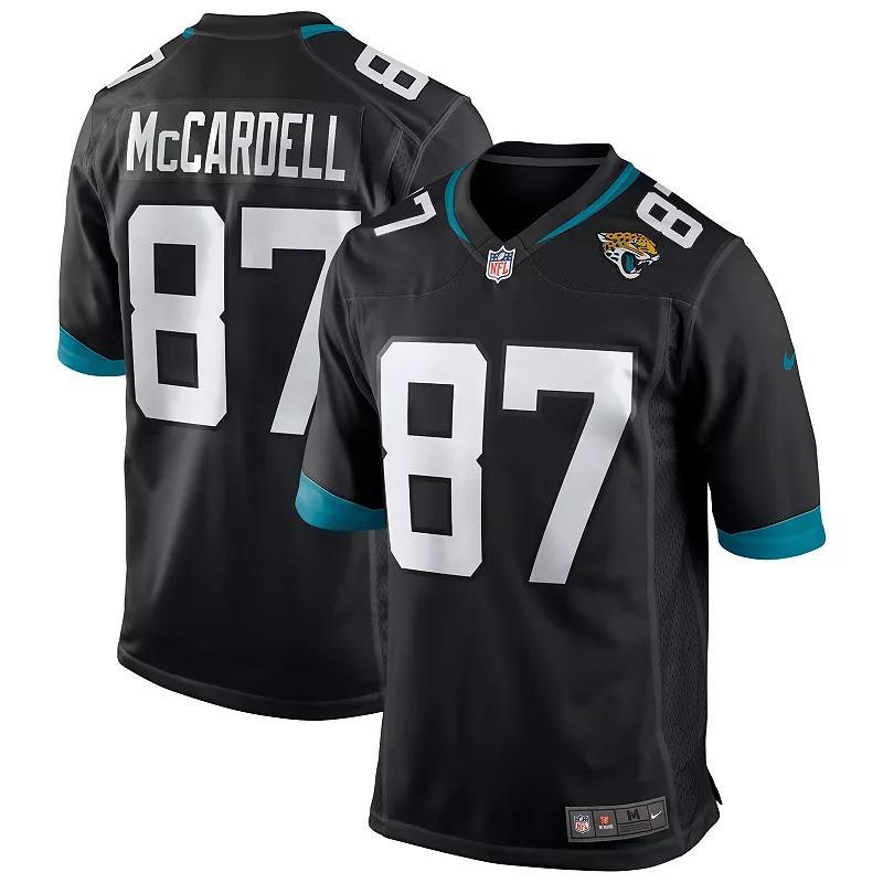 Mens Nike Keenan McCardell Jacksonville Jaguars Game Retired Player Jersey Product Image