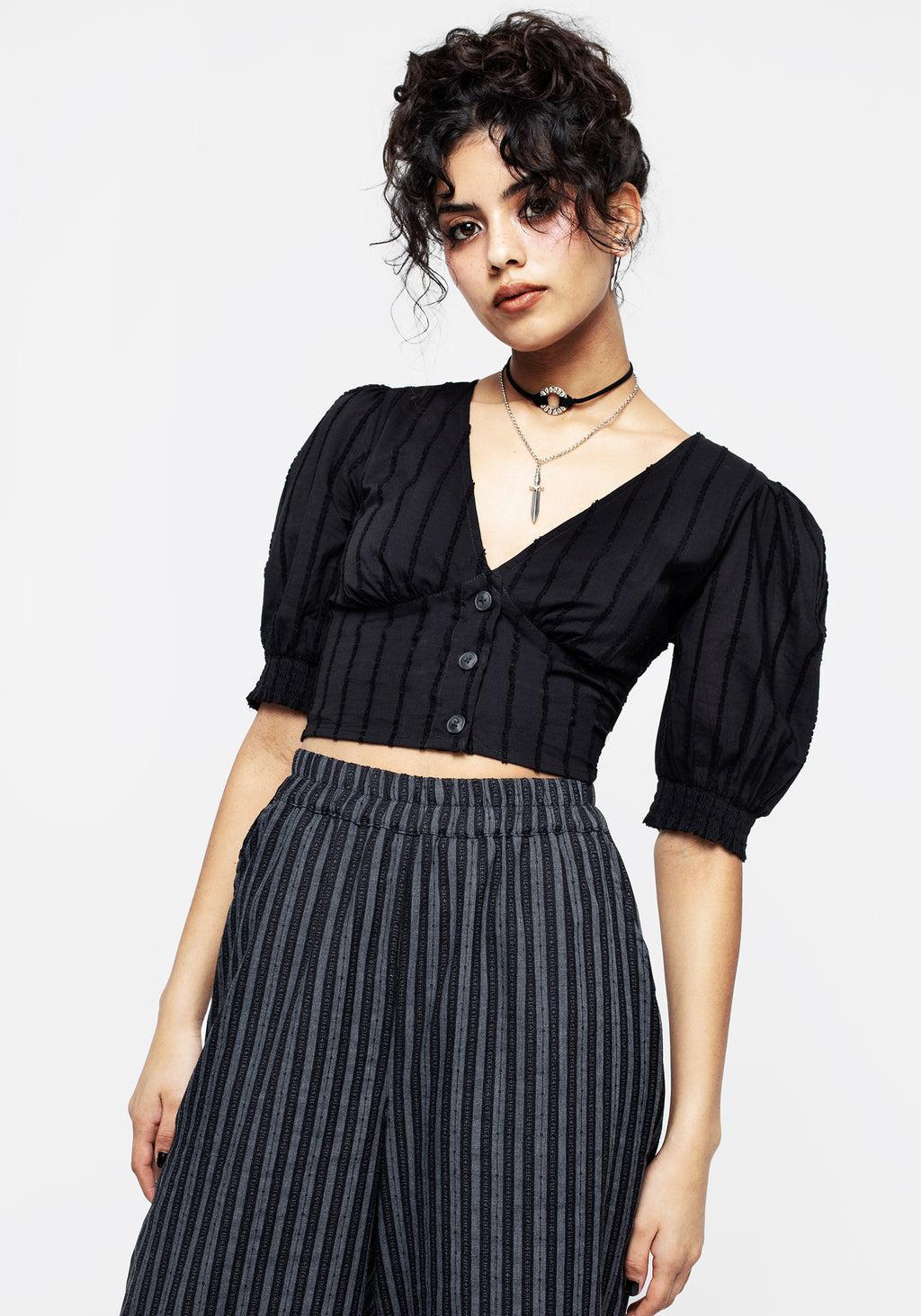 Verity Puff Sleeve Crop Top Product Image