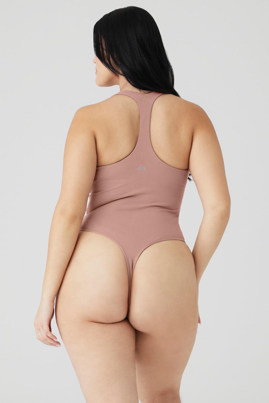 Sleek Back Bodysuit - Smoky Quartz Product Image