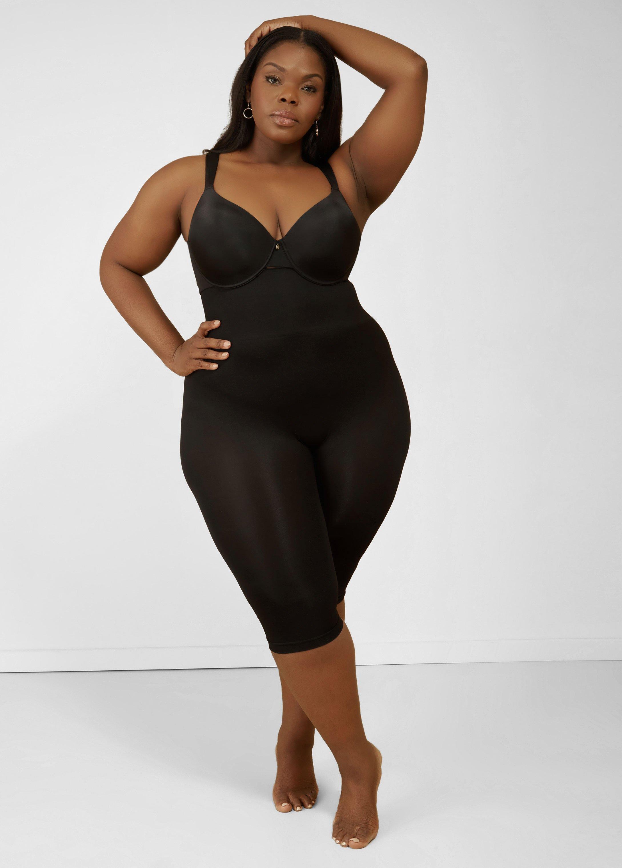 Plus Size Medium Control Shaping Capri Ashley Stewart Product Image