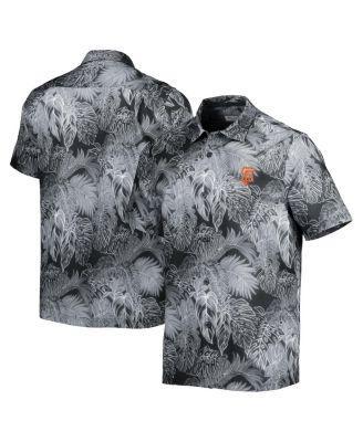 Tommy Bahama Mens Royal Chicago Cubs Bahama Coast Luminescent Fronds IslandZone Button-Up Camp Shirt Product Image