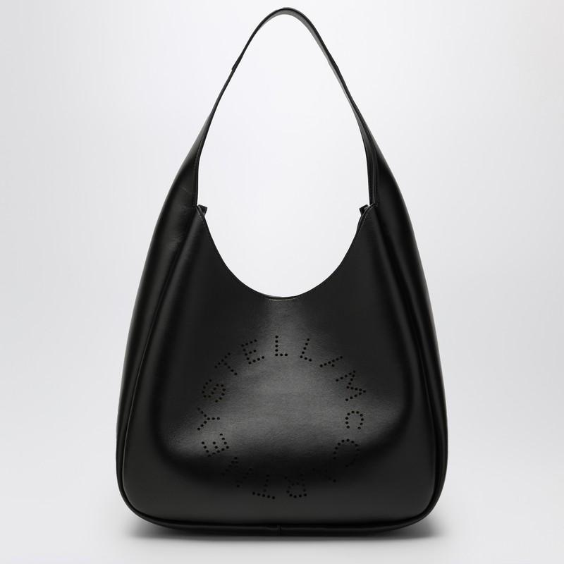 Stella Mc Cartney Black Logo Medium Tote Bag Product Image