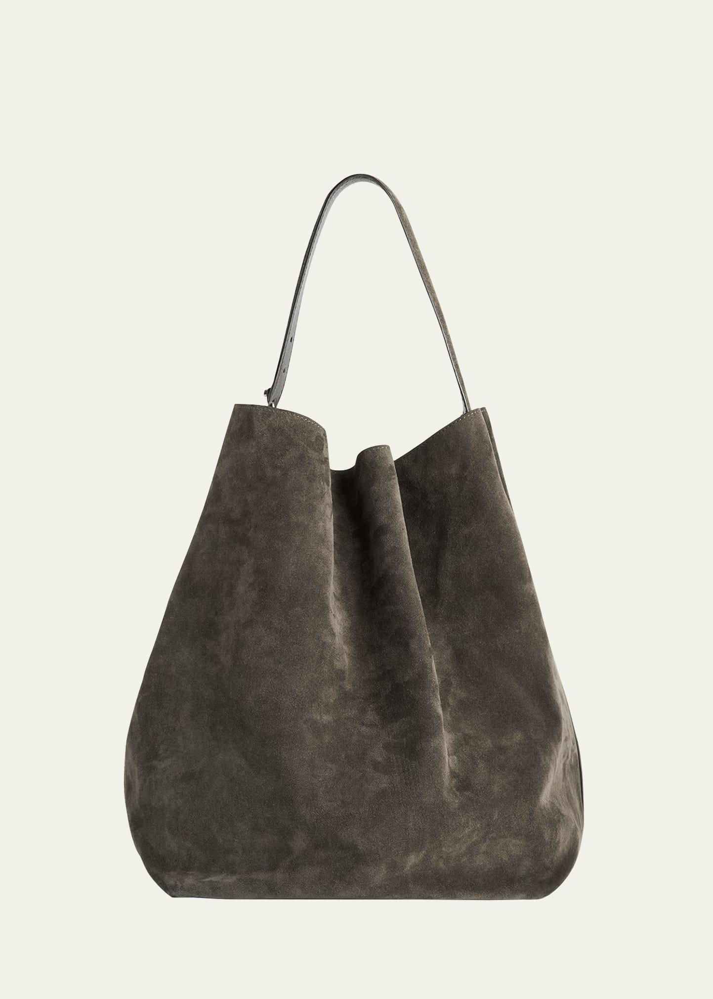 Womens Suede Belted Tote Product Image