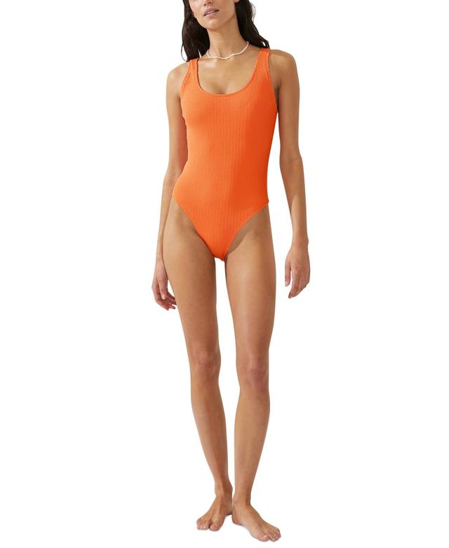 Cotton On Womens Low-Back One-Piece Swimsuit Product Image