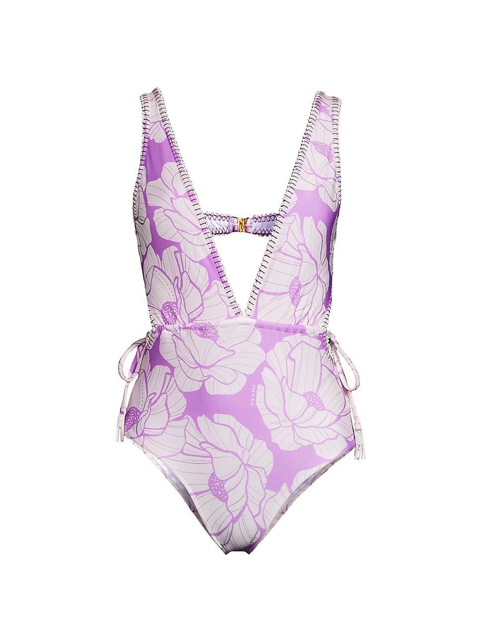 Womens Paula Floral One-Piece Swimsuit Product Image