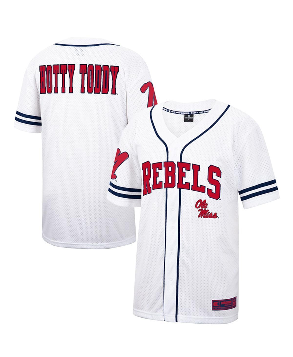 Mens Colosseum /Navy Ole Miss Rebels Free Spirited Baseball Jersey Product Image