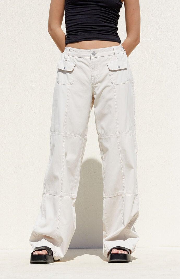 Women's Low Rise Baggy Cargo Pants - Product Image