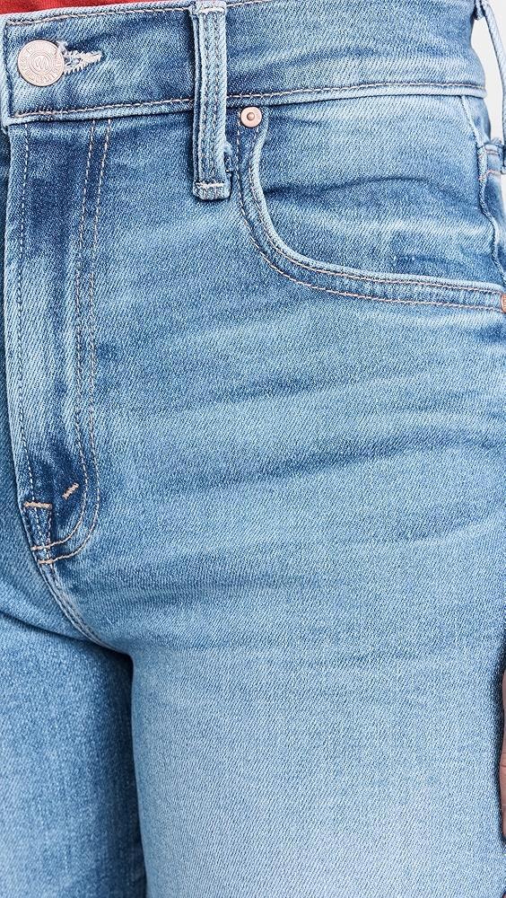 MOTHER Petite Lil Zip Rambler Flood Jeans | Shopbop Product Image