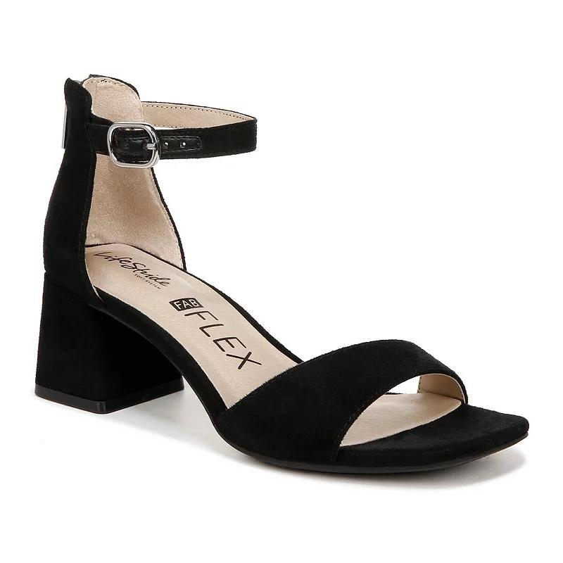 LifeStride Cassidy Womens Ankle Strap Heels Black Product Image