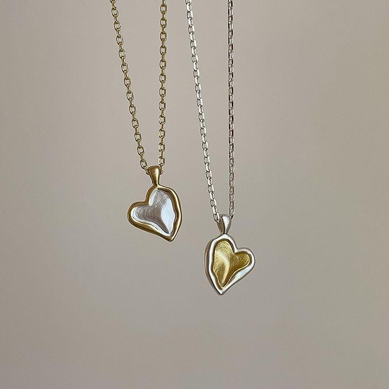 Heart Necklace / Stud Earring Product Image