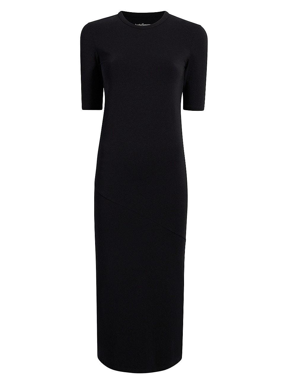 Womens Crewneck Body-Con Midi-Dress Product Image