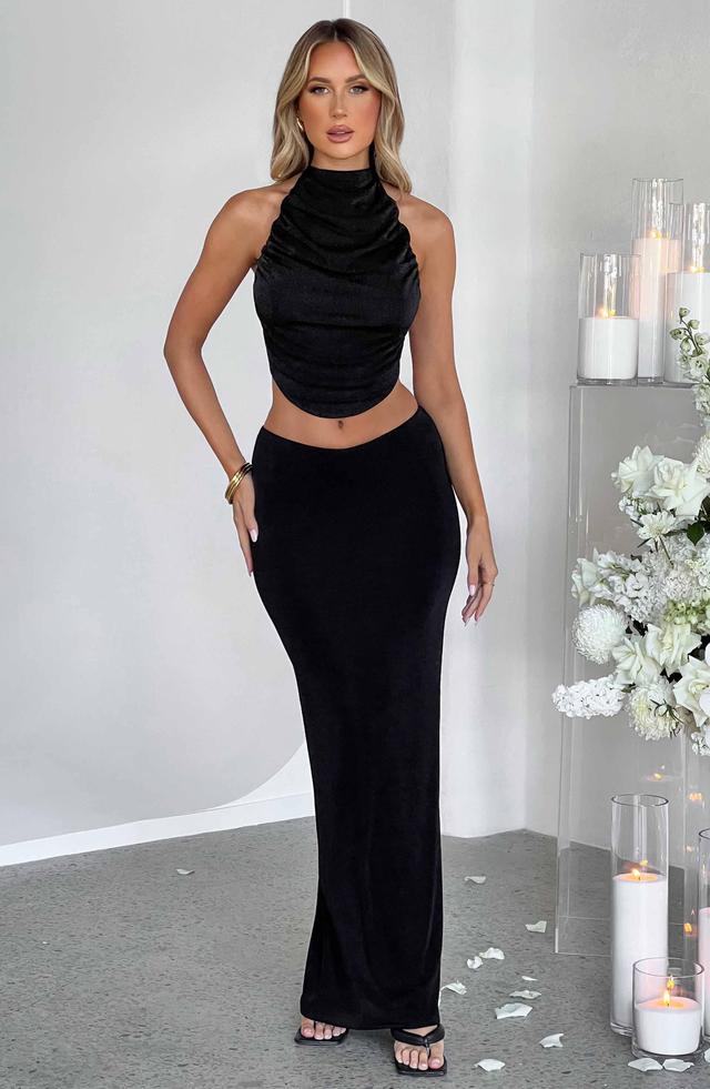 Fifi Maxi Skirt - Black Product Image