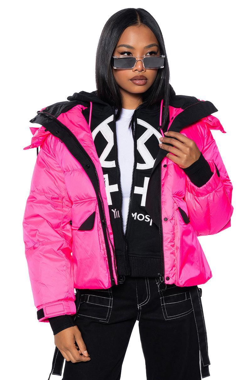 FREESTYLE PUFFER COAT WITH INNER HOODIE Product Image