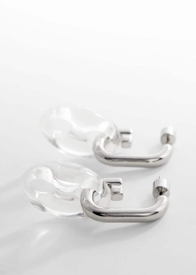 MANGO - Combined link earrings - One size - Women Product Image