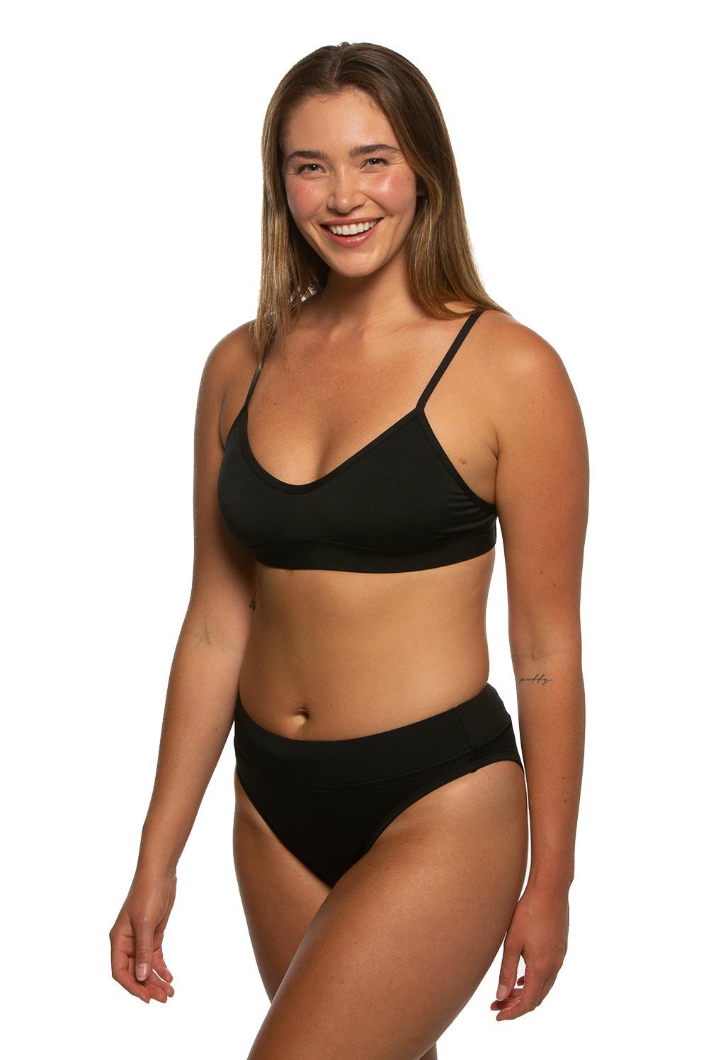 Zoe Bikini Bottom - Black Female Product Image