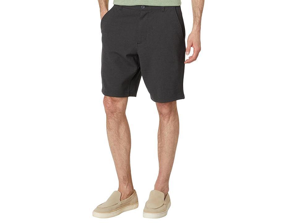 Johnston & Murphy Xcflex Heathered Knit Short (Charcoal) Men's Shorts Product Image