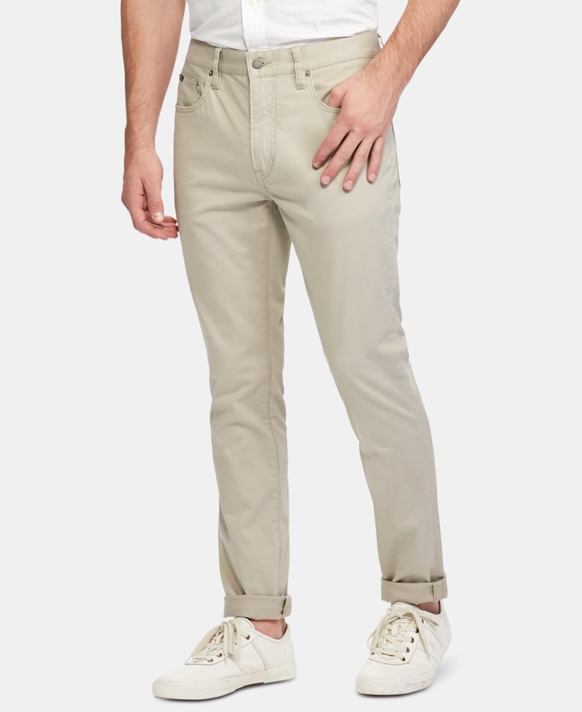 Polo Ralph Lauren Varick Slim-Fit Sateen Stretch Pants Product Image