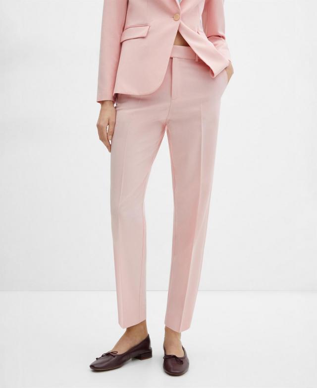 Mango Womens Straight Suit Pants Product Image