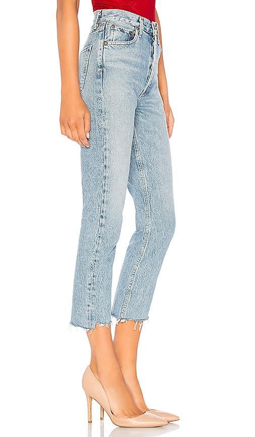 AGOLDE Riley High Rise Straight Crop. - size 32 (also in 34) Product Image