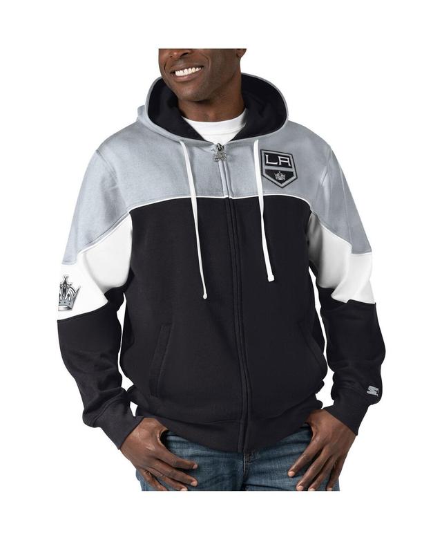 Mens Starter Navy/Gold Nashville Predators Power Forward Full-Zip Hoodie Pdt Blue Product Image