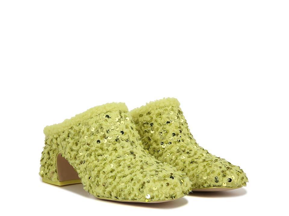 Circus NY Orin Sequined Faux Shearling Heeled Mules Product Image