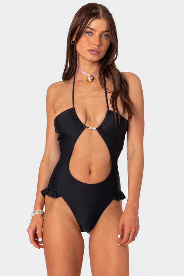 Nea Cut Out One Piece Swimsuit Product Image