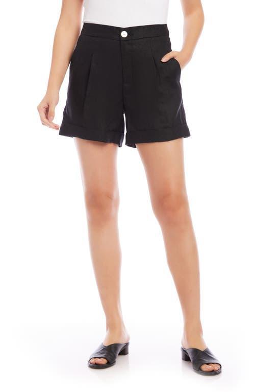 Karen Kane High-Waist Pleated Shorts Women's Jumpsuit & Rompers One Piece Product Image