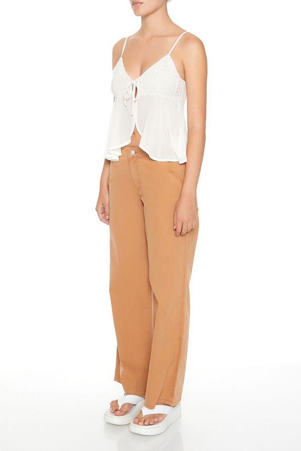 Poplin Utility Carpenter Pants | Forever 21 Product Image