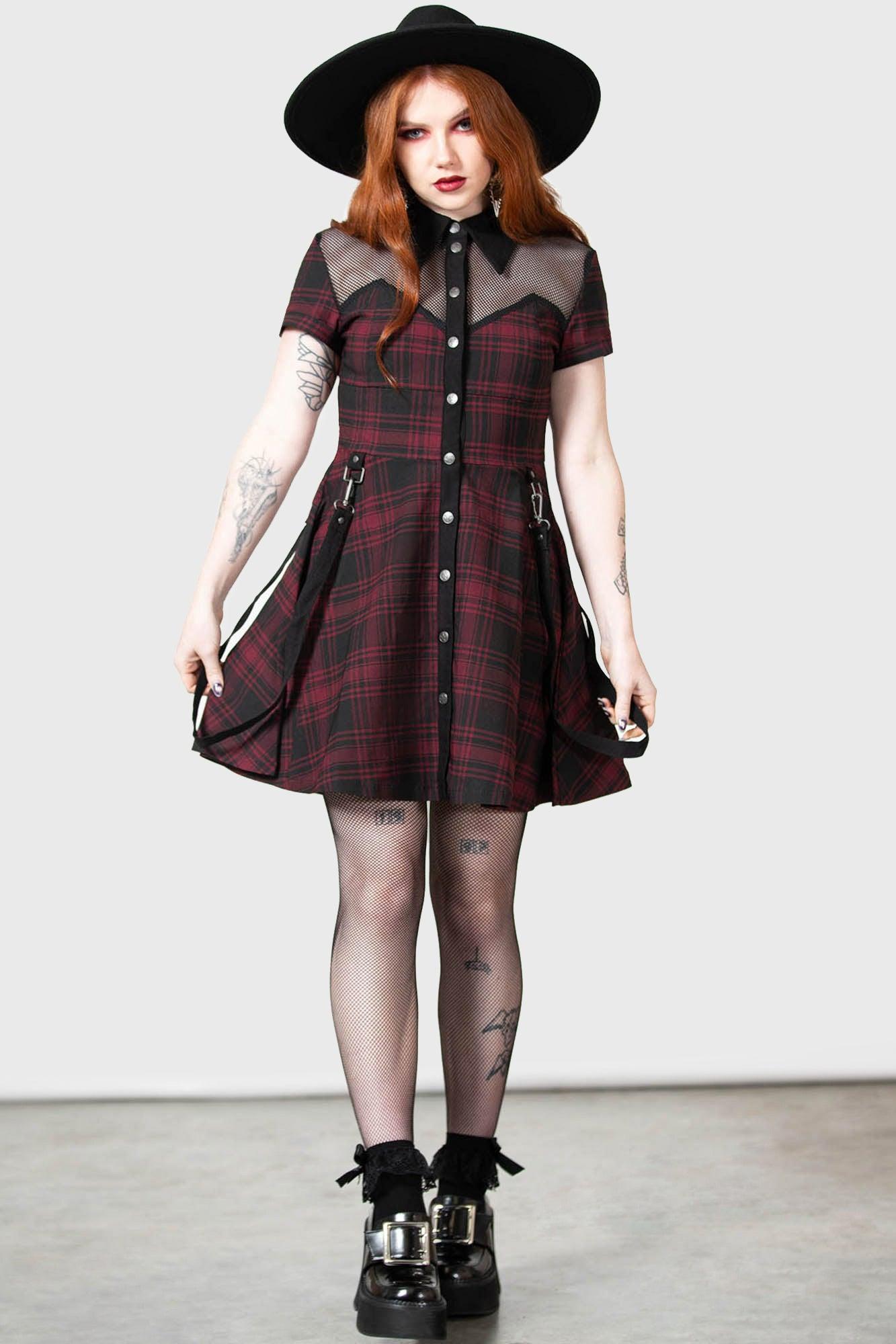 Hexellent Dress [CRIMSON] Female Product Image