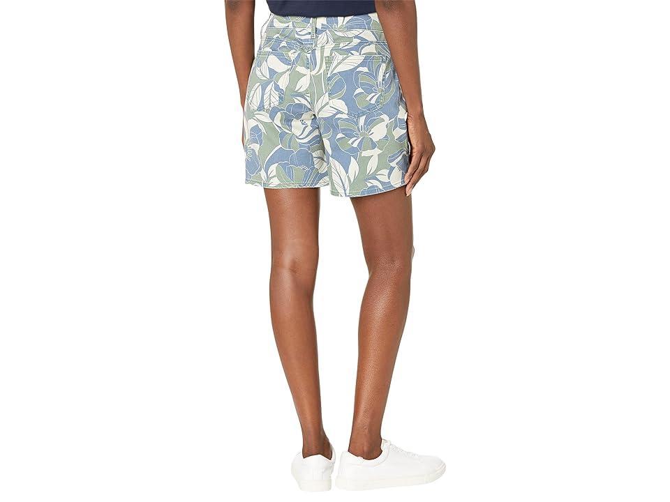 NYDJ Frankie Relaxed Shorts in Green Island (Green Island) Women's Shorts Product Image