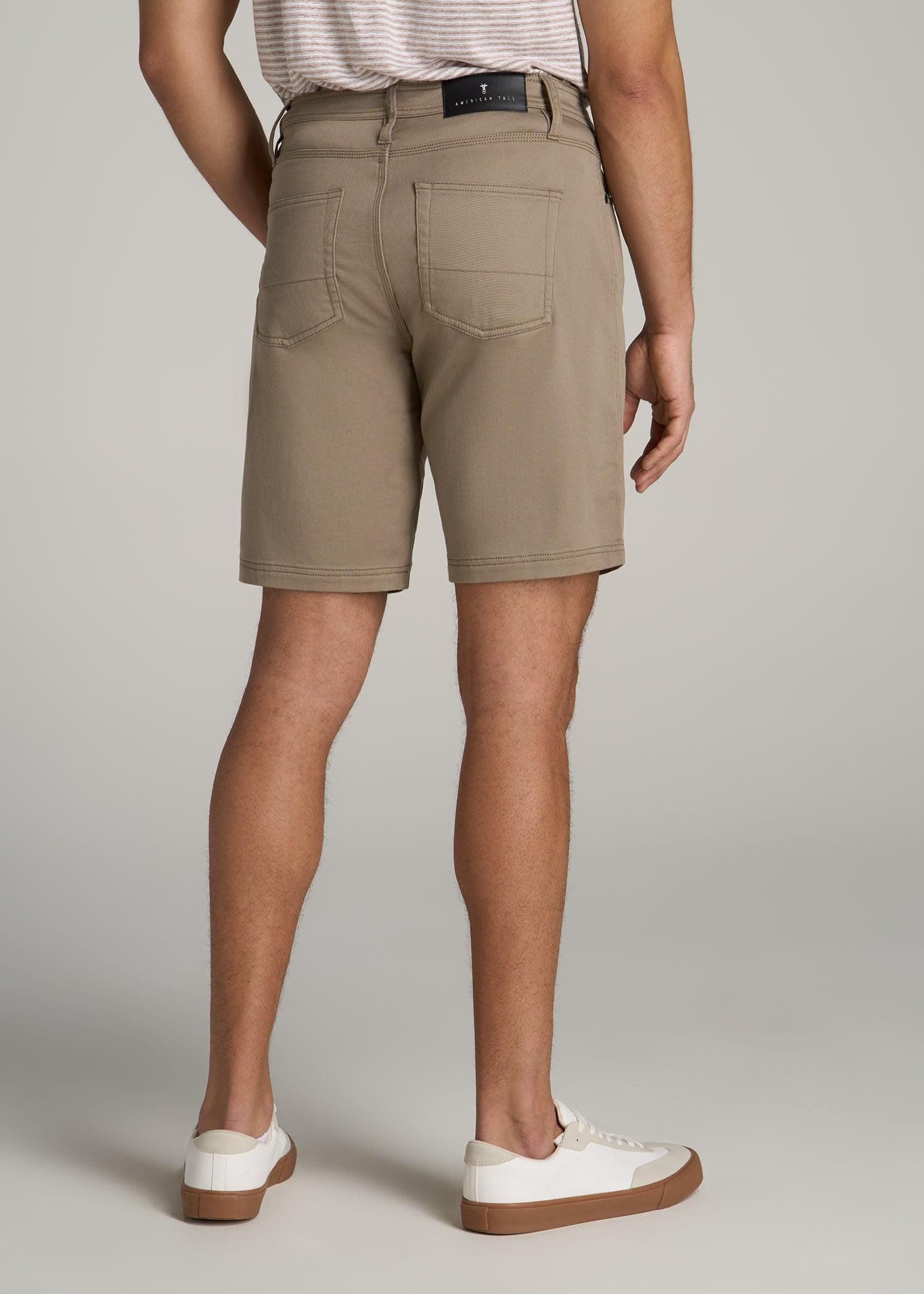 Everyday Comfort 5 Pocket Short for Tall Men in Dark Sand Product Image