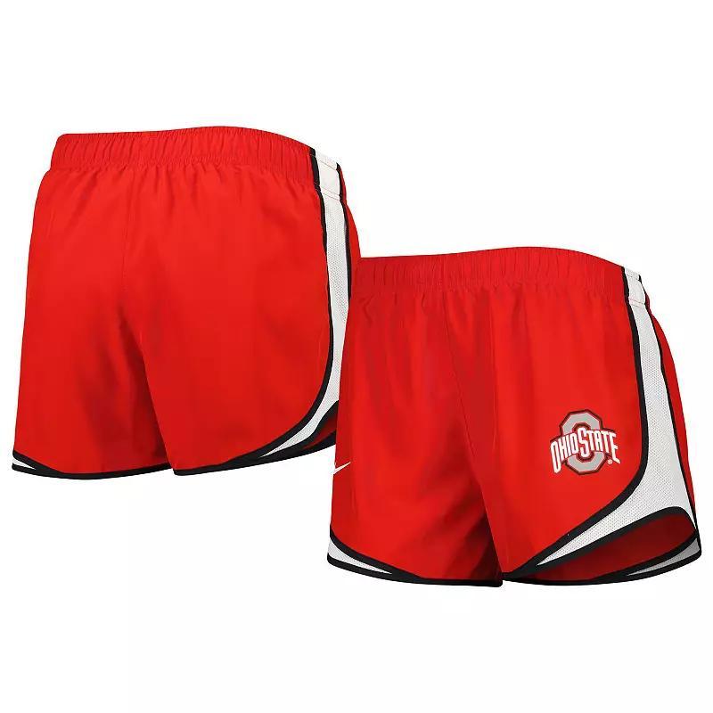 Womens Nike Scarlet Ohio State Buckeyes Tempo Performance Shorts Product Image