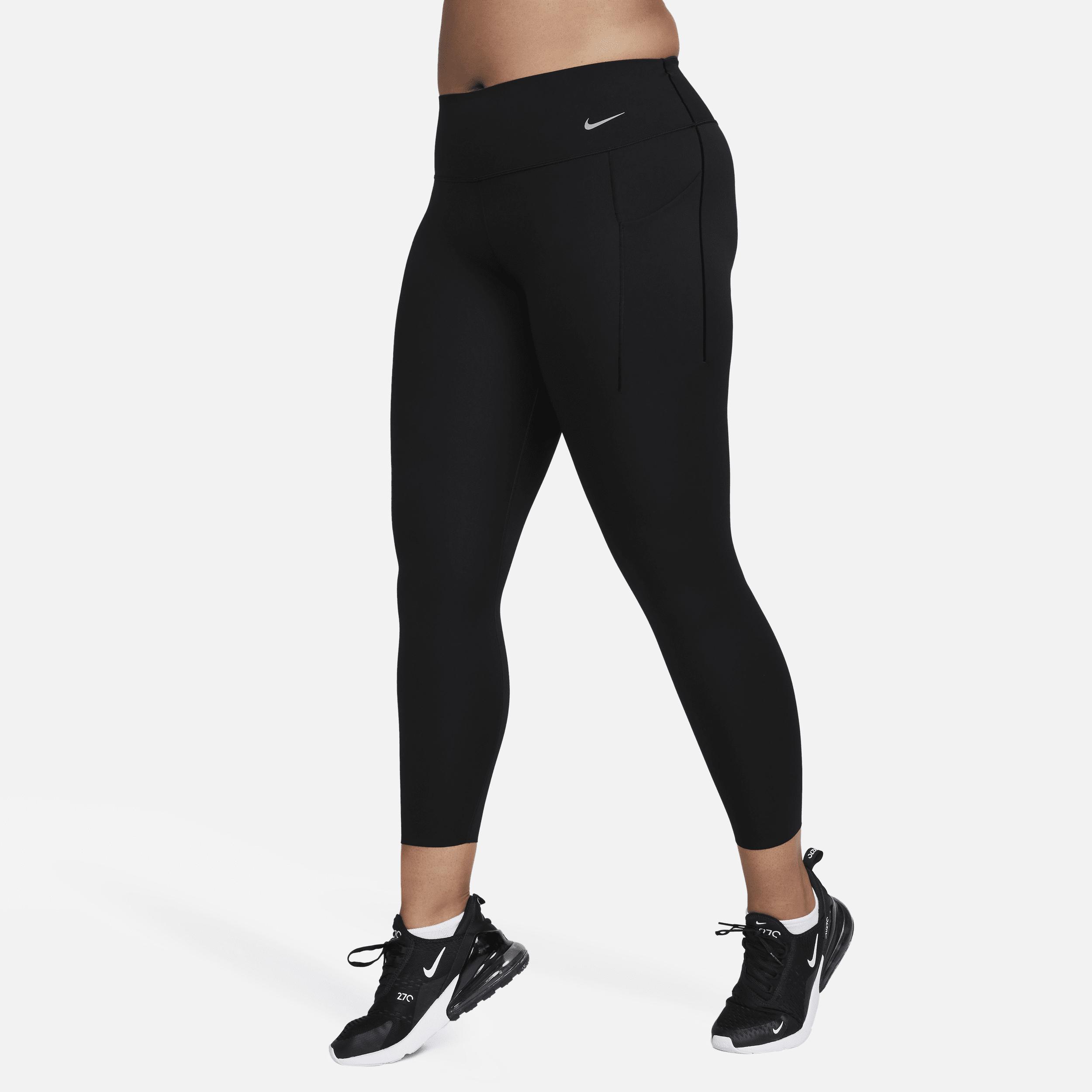 Nike Womens Universa -Support Mid-Rise 7/8 Leggings with Pockets Product Image