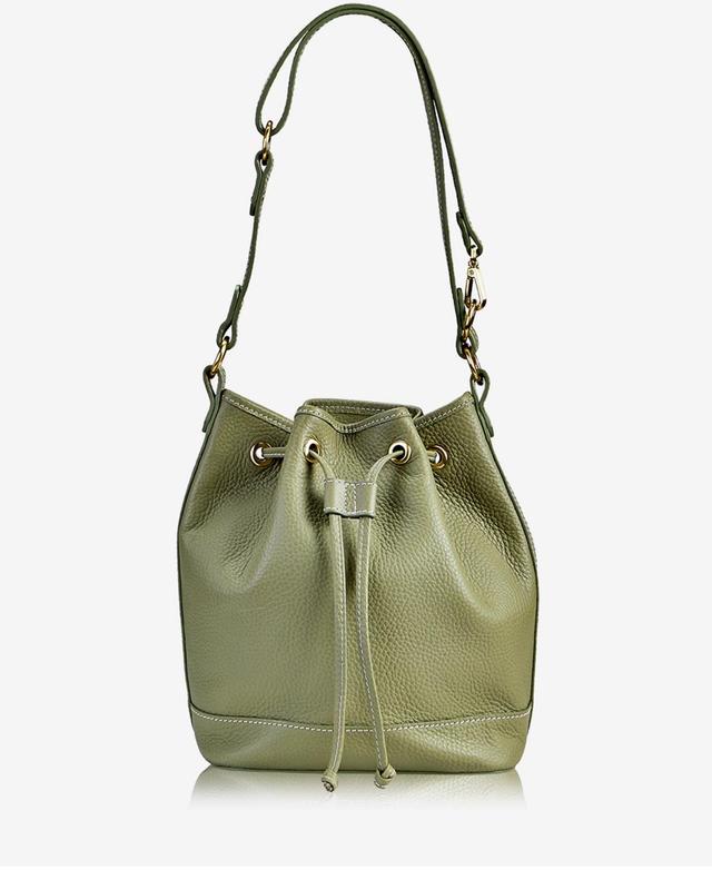 Womens Cassie Leather Bucket Bag Product Image