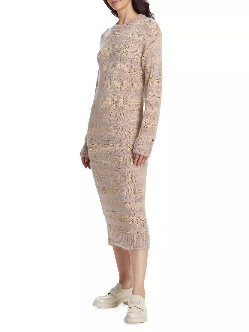 Kermelina Striped Midi-Dress Product Image