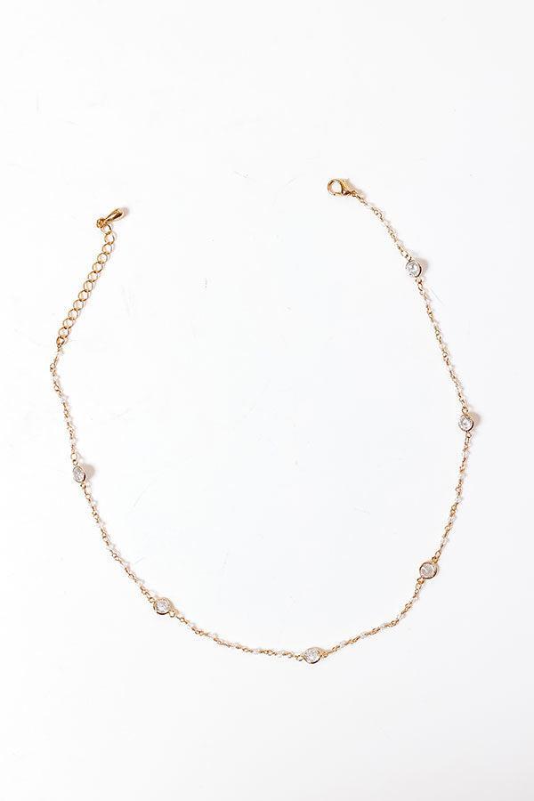 Subtle Shine Cubic Zirconia Necklace Product Image