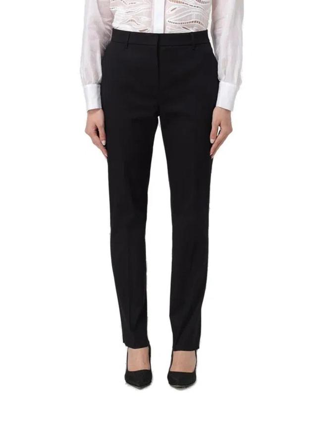 Studio High Waist Straight Leg Trousers In Black Product Image