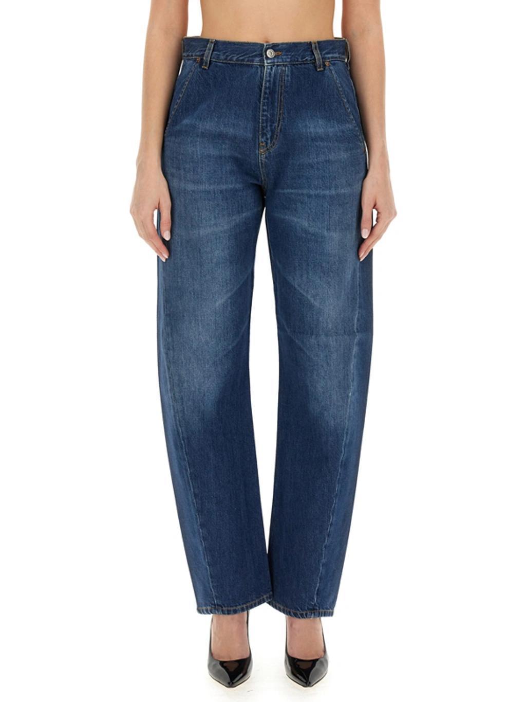 Twisted Jeans In Denim product image